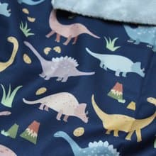 Made in korea dinosaur minky baby blanket (new born baby gift)新生兒 出産祝い, 布  ブランケッ