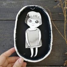 Illustration in a frame for home decoration
