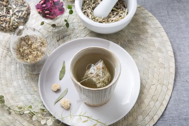 無咖啡因調理茶【紫蘇紫錐花複方補氣茶】 (附禮袋與心意小卡)