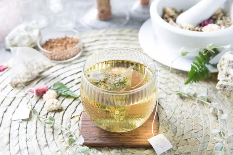 無咖啡因調理茶【紫蘇紫錐花複方補氣茶】 (附禮袋與心意小卡)