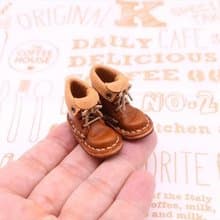 小さな革ブーツ｜チョコ