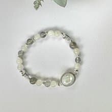 藍月光 灰月光 白月光天然水晶手鍊/戀人之石 舒緩疲勞 放鬆心情