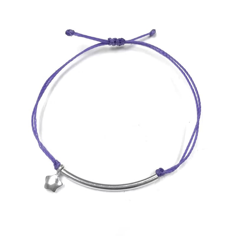 925純銀幸運星星手鍊 純銀手繩 愛情手繩 純銀手鍊 銀珠手鍊