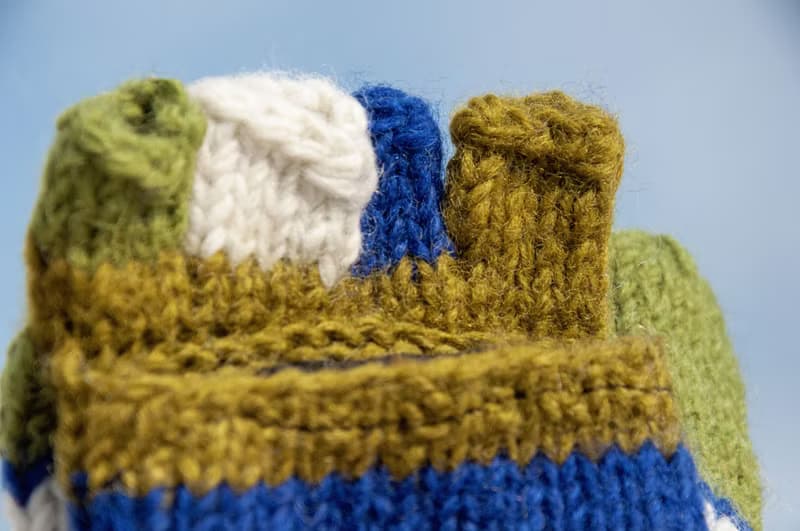 手織純羊毛針織手套/可拆卸保暖手套/內刷毛手套/觸控手套-紐西蘭