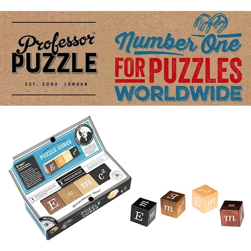 英國Professor PuzzleE=mc2益智立方積木