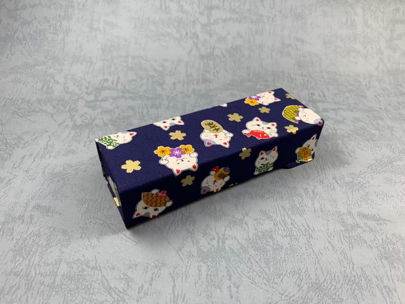 招財貓輕便摺疊眼鏡盒