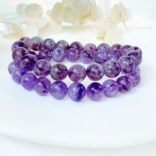 羽毛薰衣草紫水晶手串||紫水晶/手鍊/水晶/薰衣草