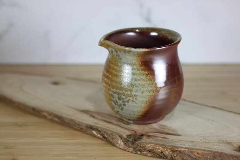 【送禮好物】220ml 重落灰 柴燒茶海 公道杯 鶯歌葉敏祥手作