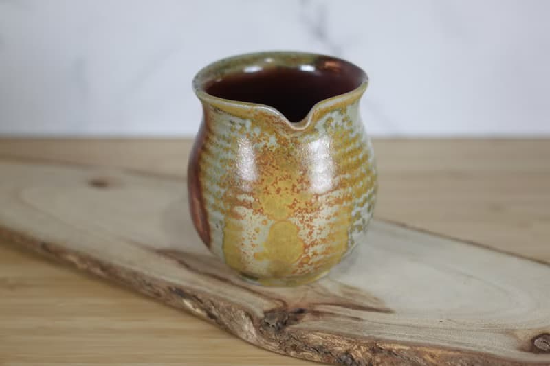 【送禮好物】220ml 重落灰 柴燒茶海 公道杯 鶯歌葉敏祥手作