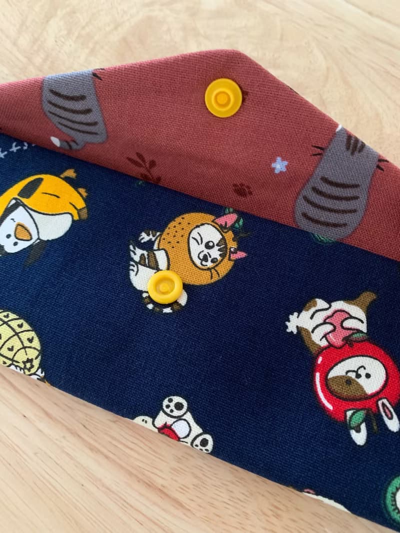 文青風環保純棉筷袋 想要的幸福 深情藍 完美生活 可愛動物 日本