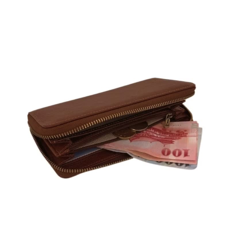 經典牛革ㄇ字三層長夾