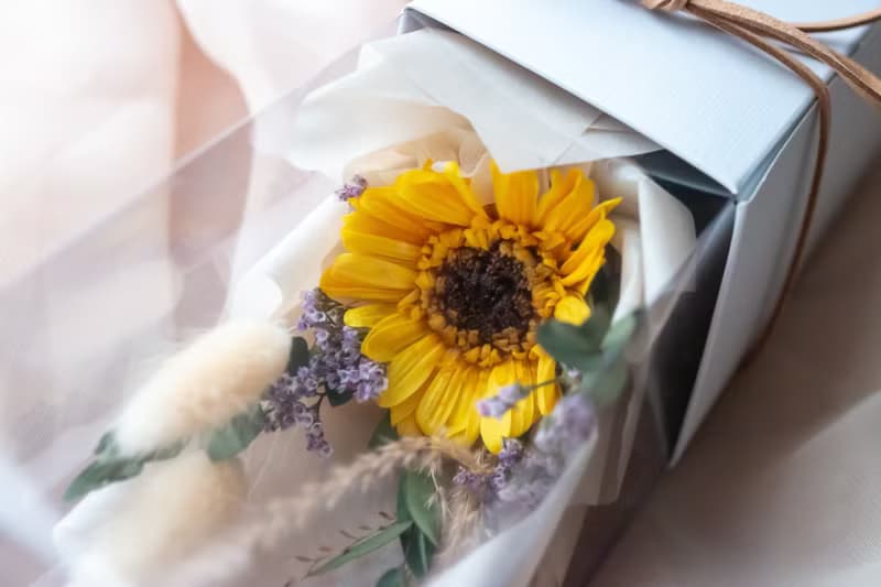 向日葵小花束 - 向日葵 | 太陽花 | 永生花禮 | 畢業禮物