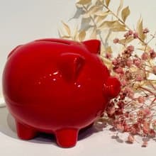 台灣製造 紅豬陶瓷存錢筒 送禮首選