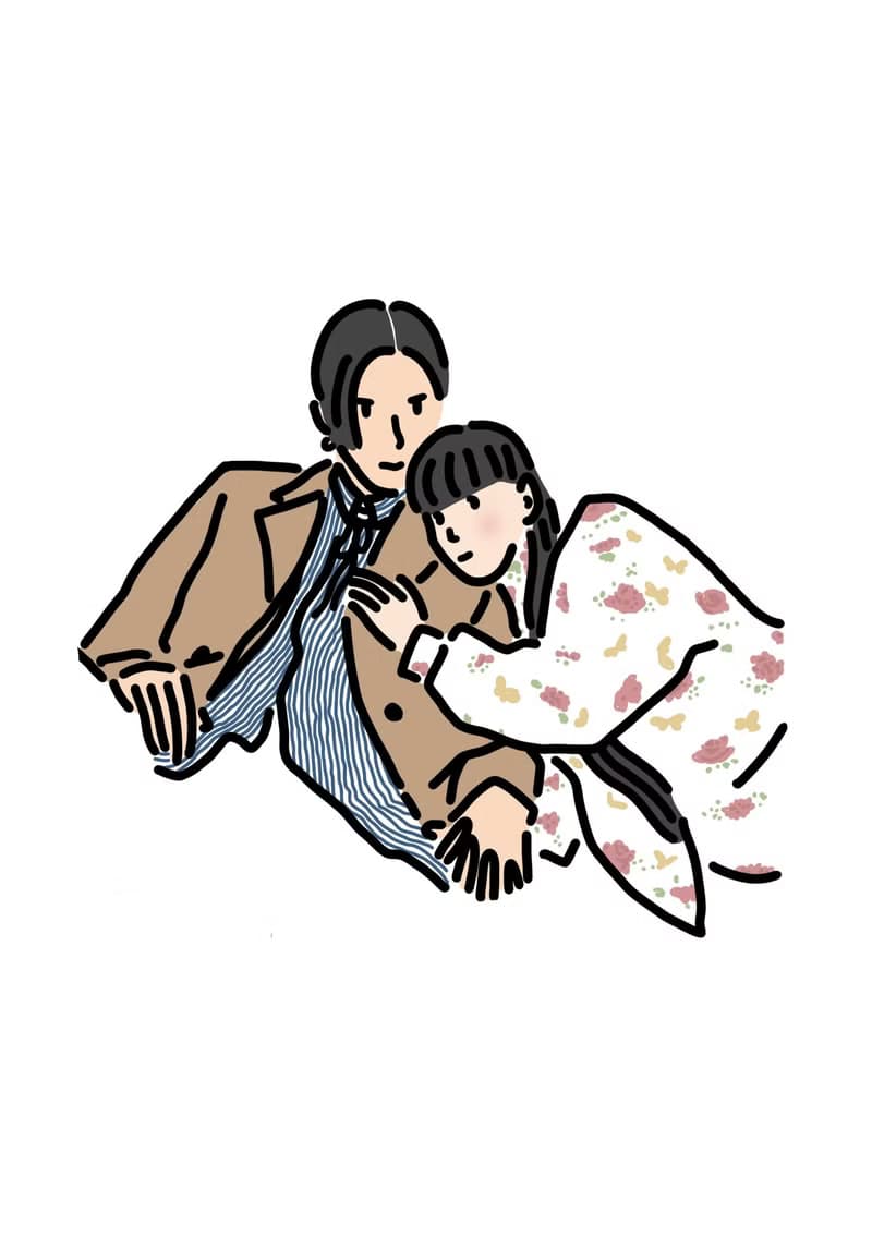 【數位】似顏繪 にがおえ 極簡人像畫 情侶篇