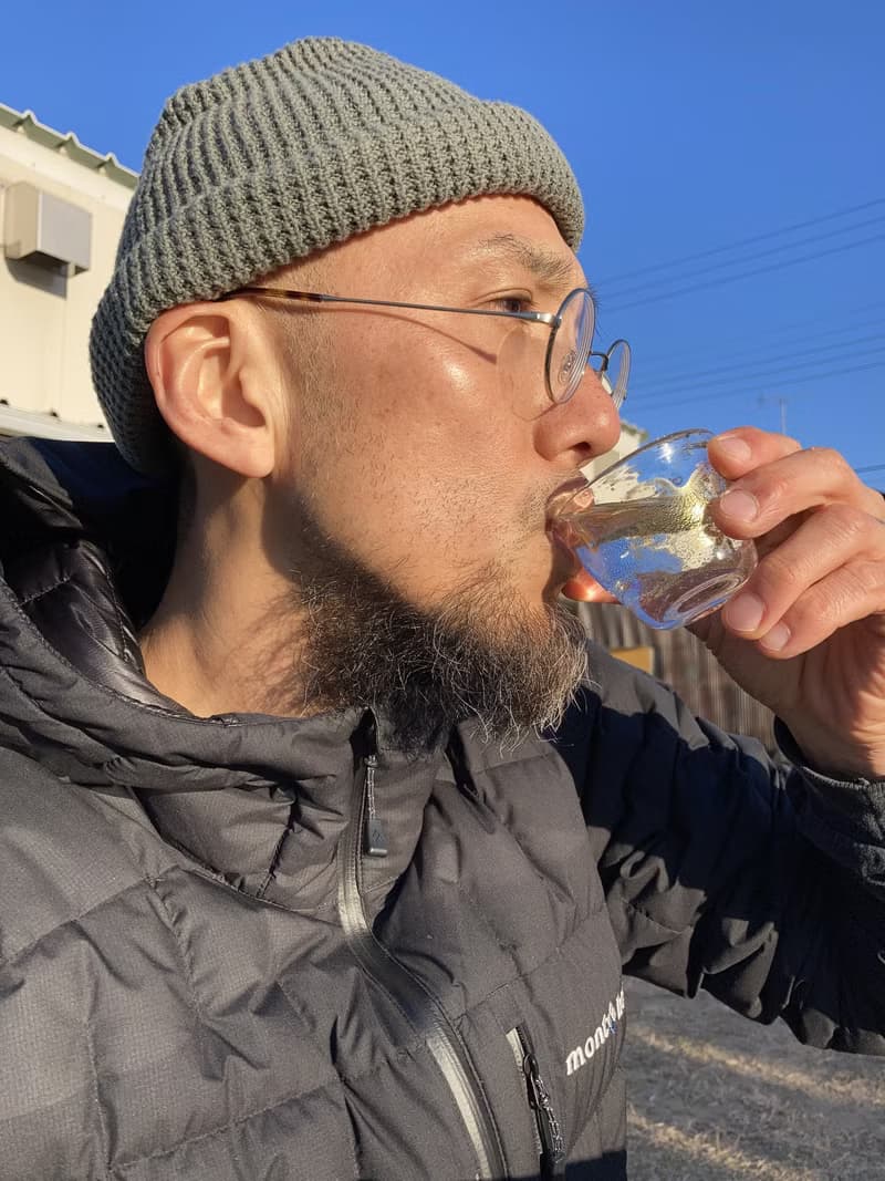 GoldenWave 酒盃 日本酒用 酒器 麻炭ガラス