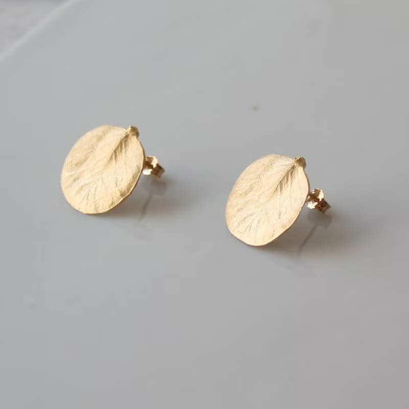 Eucalyptus stud earrings