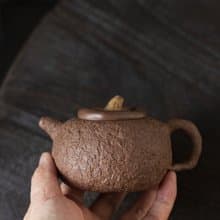 送禮紫砂壺茶壺香菇供春  容量200cc 原矿老段泥 全手工制作 创新