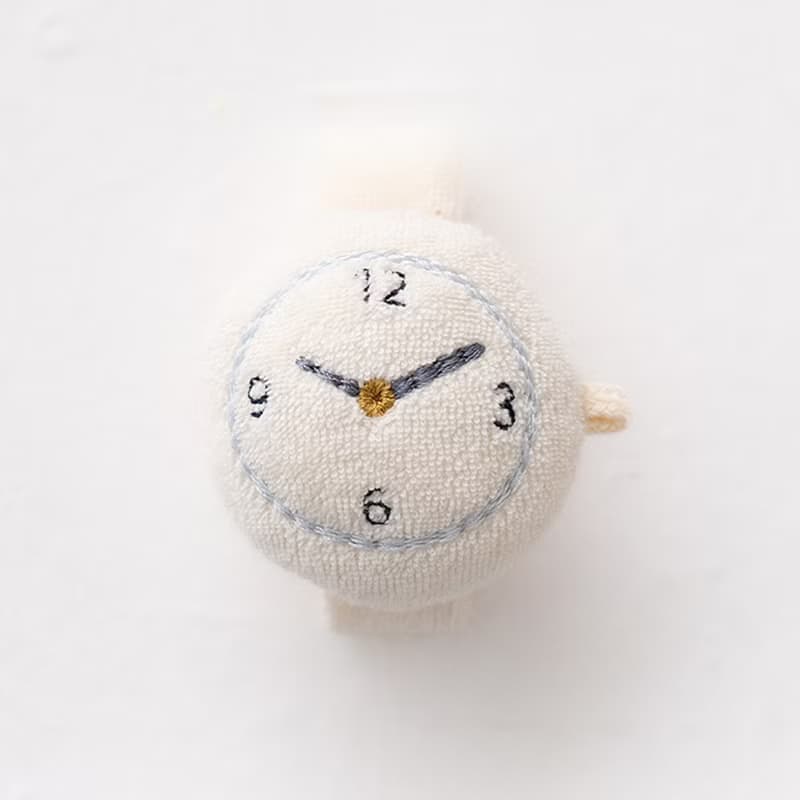 【NEW ARRIVAL!!】ギフトセット OG-1b 100%オーガニックコットン ベスト付き2wayドレス 時計型ガラガラ スタイ 3点セット 日本製