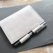 雙筆位護照套 好好縫 皮革材料包 PASSPORT 證件套 筆記本 DIY 旅