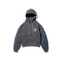 AECA Guns N Clover Zip Up Hoodie槍與玫瑰破壞加工連帽拉鍊外套
