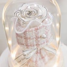 小香風花束/永生花花束/永生花玻璃盅/玻璃罩夜燈/小花束/禮物