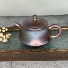 藍紫彩柴燒壺 柴燒 茶具 陶藝 茶壺 茶杯