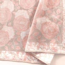 YvesSaintLaurent Vintage Scarf Magnolia Flower 23 x 23 inches