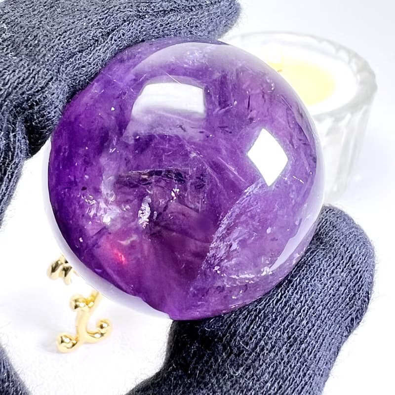 情迷。水晶球  擺件 一圖一物 貴人 療癒 精品 l 紫水晶球 紫晶 l