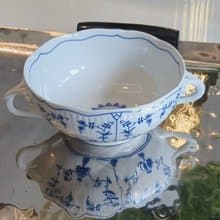 庫倫洛夫古堡清新雙耳湯碗-13CM / 新婚 / 入厝禮物