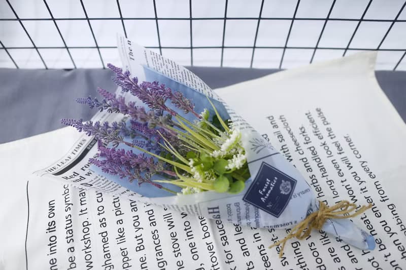 普羅旺斯法式風情薰衣草花束/擬真花/婚紗攝影/畢業花束/花束