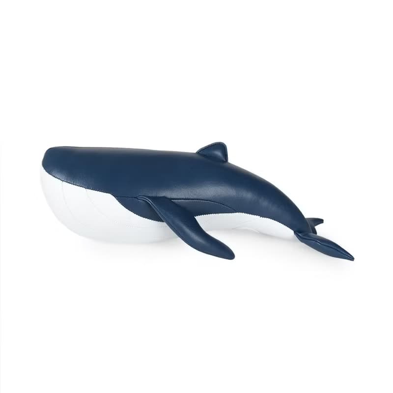 【書擋】鯨魚 Whale Wave 皮革動物擺飾 | 入厝禮物