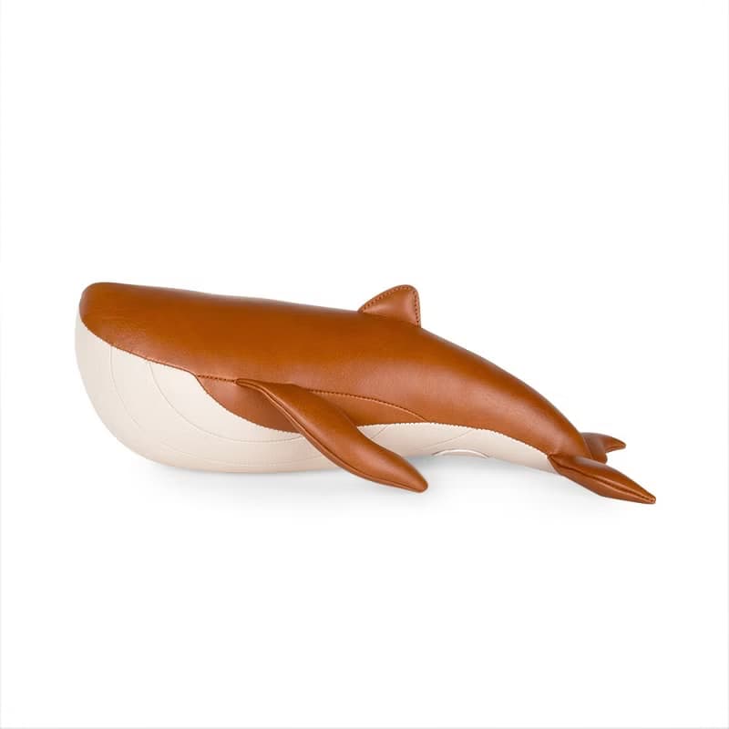 【書擋】鯨魚 Whale Wave 皮革動物擺飾 | 入厝禮物