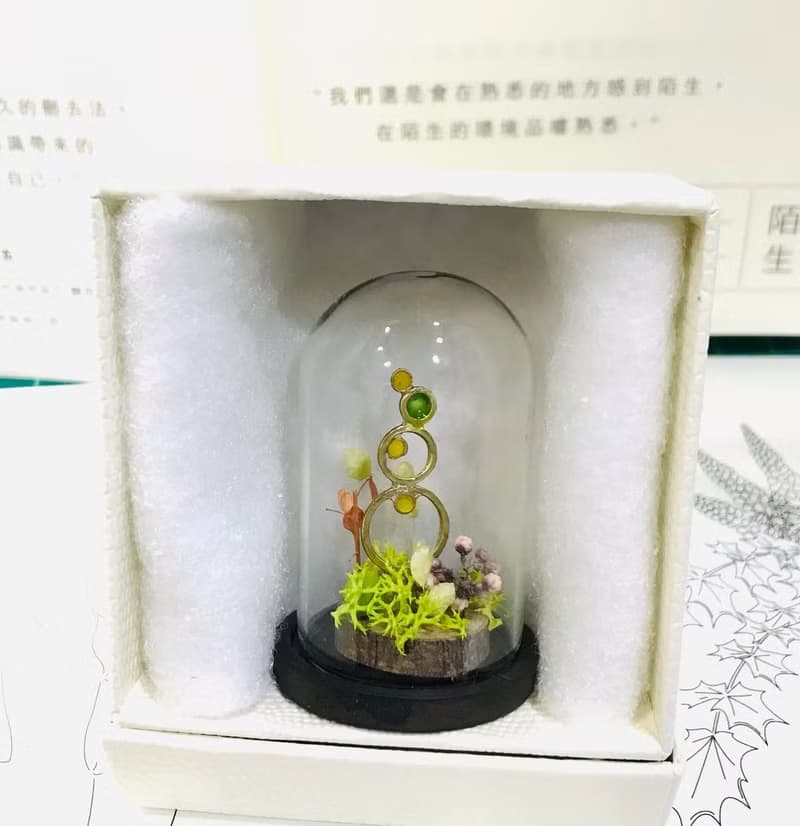 【桌上擺飾】迷你 金工植栽  辦公室 療癒 小物 (尤加利葉 衫樹)