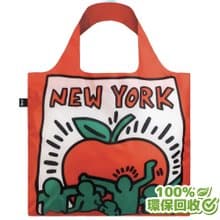 LOQI 環保材質購物袋-凱斯哈林 紐約(無扣帶、無暗袋)