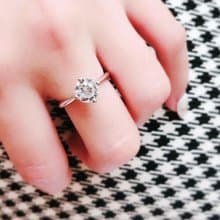 【求婚鑽戒】Deeply Love 相等的愛・純銀厚鍍18K金