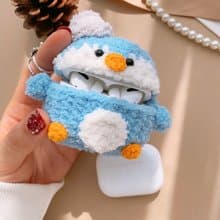 手工原創企鵝耳機套鉤織禮物耳機套蘋果無線耳機AirPods Pro