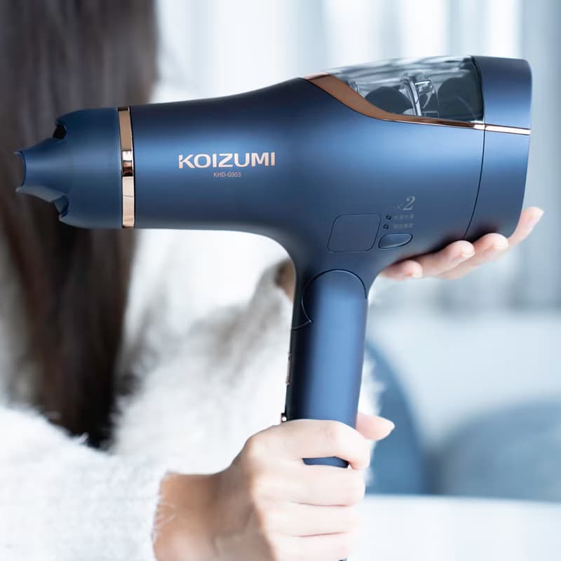 日本 KOIZUMI 暴風級雙渦輪負離子吹風機-特仕版 KHD-G903-AE