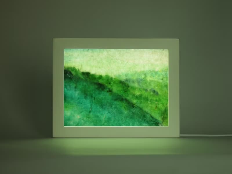 山雨春色 小夜燈/畫作群山遠影8號/LED/創意聖誕禮物