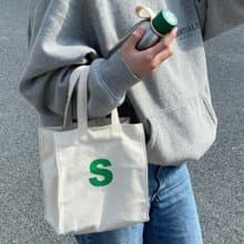 Stan&Co手提袋/帆布包/環保便當袋/A-Z字母可選