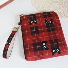 進口布料 防水 英倫經典格子貓咪 閱讀器防護包 防摔輕巧 HyRead