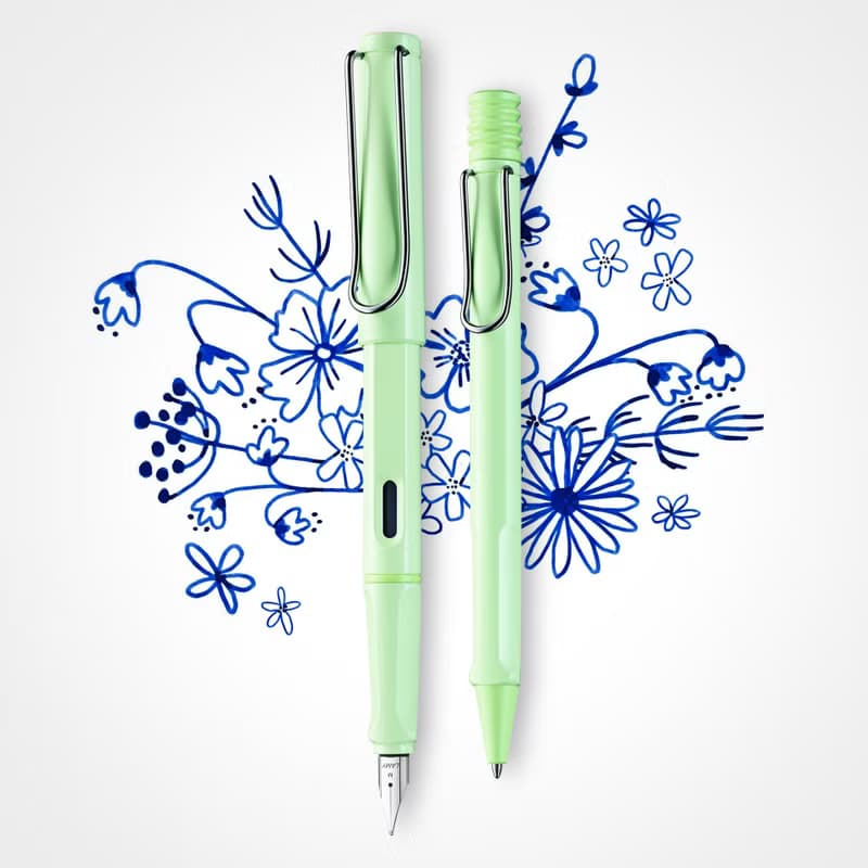 【雷雕刻字】LAMY safari 鋼筆 單入禮盒 (送二盒卡水) - 薄荷綠