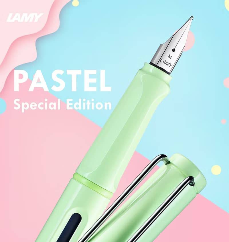 【雷雕刻字】LAMY safari 鋼筆 單入禮盒 (送二盒卡水) - 薄荷綠