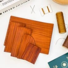 【材料包】手作皮件/說走就走護照套/內附教學影片/新手友善