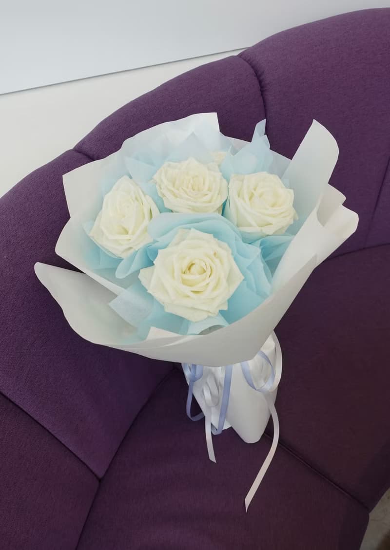 白玫瑰花束 生日花束 求婚花束 女友禮物