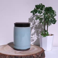 【汝窯 天青色】茶倉 台灣陶瓷茶倉  Ceramic