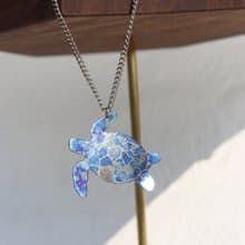 純手工製作x純鈦海龜項鍊x可碰海水不生鏽