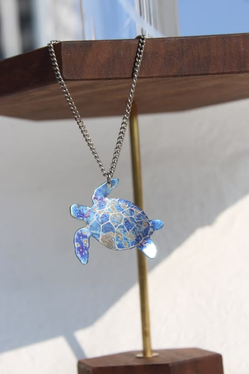 純手工製作x純鈦海龜項鍊x可碰海水不生鏽