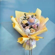 畢業公仔花束 畢業花束 畢業熊