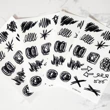 black crayon sticker