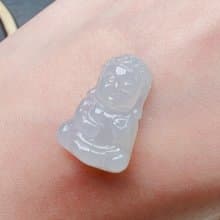 冰種翡翠寶寶佛 | 天然緬甸A貨翡翠 | 送禮